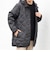 【SHIPS any別注】TAION:〈手洗い可能〉ダイヤキルト ダウン フード ハーフコート 26AW◇