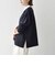 【WEB限定】〈洗濯機可能〉バイカラー ロング スリーブ プルオーバー