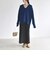 〈手洗い可能〉AQUA カシミヤ ミックス アゼ スキッパー ポロ ニット