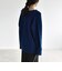 〈手洗い可能〉AQUA カシミヤ ミックス アゼ スキッパー ポロ ニット