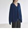 〈手洗い可能〉AQUA カシミヤ ミックス アゼ スキッパー ポロ ニット