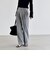 〈洗濯機可能〉裏起毛 セミフレア タック パンツ