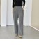 〈洗濯機可能〉裏起毛 セミフレア タック パンツ