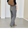 〈洗濯機可能〉裏起毛 セミフレア タック パンツ