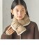 【SHIPS別注】TAION:〈手洗い可能〉SHIRRING MUFFLER