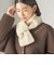 【SHIPS別注】TAION:〈手洗い可能〉SHIRRING MUFFLER