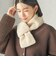 【SHIPS別注】TAION:〈手洗い可能〉SHIRRING MUFFLER