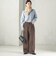 【SHIPS別注】TAION:〈手洗い可能〉SHIRRING MUFFLER