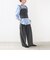 《予約》〈手洗い可能〉ソフト 裏起毛 ドロスト タック パンツ