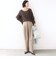 《予約》〈手洗い可能〉ソフト 裏起毛 ドロスト タック パンツ