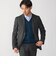 MADE IN JAPAN サックス ブルー ジャージー ワンピースカラー シャツ