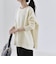 〈洗濯機可能〉ボートネック ワイド ニット プルオーバー 26AW