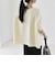 〈洗濯機可能〉ボートネック ワイド ニット プルオーバー 26AW