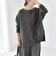 〈洗濯機可能〉ボートネック ワイド ニット プルオーバー 26AW