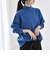 〈手洗い可能〉AQUA カシミヤ ミックス ハイネック スリット ニット
