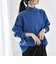 〈手洗い可能〉AQUA カシミヤ ミックス ハイネック スリット ニット