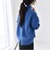 〈手洗い可能〉AQUA カシミヤ ミックス ハイネック スリット ニット