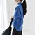 〈手洗い可能〉AQUA カシミヤ ミックス ハイネック スリット ニット