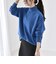〈手洗い可能〉AQUA カシミヤ ミックス ハイネック スリット ニット