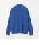 〈手洗い可能〉AQUA カシミヤ ミックス ハイネック スリット ニット