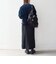〈手洗い可能〉フラワー 刺繍 クルーネック プルオーバー