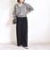 〈手洗い可能〉コーデュロイ タック ワイドパンツ◇