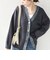 【WEB限定】〈手洗い可能〉デニム コンビ Vネック カーディガン◇