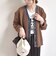 【WEB限定】〈手洗い可能〉デニム コンビ Vネック カーディガン◇