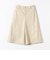 〈洗濯機可能〉シームデザイン セミワイド ハーフ パンツ