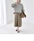 〈洗濯機可能〉シームデザイン セミワイド ハーフ パンツ