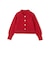 〈手洗い可能〉ポロカラー メタル ボタン カーディガン◇