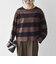 〈洗濯機可能〉ワイド ボーダー ボートネック TEE