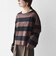 〈洗濯機可能〉ワイド ボーダー ボートネック TEE