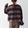 〈洗濯機可能〉ワイド ボーダー ボートネック TEE