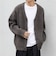 〈手洗い可能〉アルパカ ミックス シャギー  ニット カーディガン 26AW◆