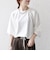 【WEB限定】〈洗濯機可能〉裏毛 パイピング ドロスト プルオーバー TEE