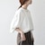 【WEB限定】〈洗濯機可能〉裏毛 パイピング ドロスト プルオーバー TEE