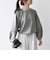 【WEB限定】〈洗濯機可能〉裏毛 パイピング ドロスト プルオーバー TEE