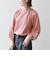 【WEB限定】〈洗濯機可能〉裏毛 パイピング ドロスト プルオーバー TEE