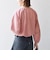 【WEB限定】〈洗濯機可能〉裏毛 パイピング ドロスト プルオーバー TEE
