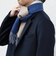 サープラスヤーン ウール カシミヤ リバーシブル パネル マフラー26AW◆