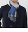 サープラスヤーン ウール カシミヤ リバーシブル パネル マフラー26AW◆