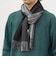 サープラスヤーン ウール カシミヤ リバーシブル パネル マフラー26AW◆