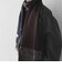 サープラスヤーン ウール カシミヤ リバーシブル パネル マフラー26AW◆