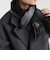 サープラスヤーン ウール カシミヤ リバーシブル ソリッド マフラー 26AW◆