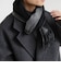 サープラスヤーン ウール カシミヤ リバーシブル ソリッド マフラー 26AW◆