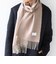 サープラスヤーン ウール カシミヤ リバーシブル ソリッド マフラー 26AW◆