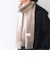 サープラスヤーン ウール カシミヤ リバーシブル ソリッド マフラー 26AW◆