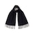 サープラスヤーン ウール カシミヤ リバーシブル ソリッド マフラー 26AW◆