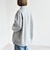 《予約》PURE WOOL ボトルネック コクーン ジップ ミディ コート